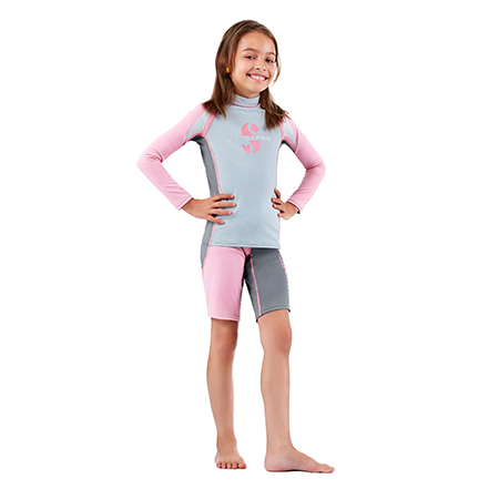 KIDS RASH GUARD & SHORT - girl