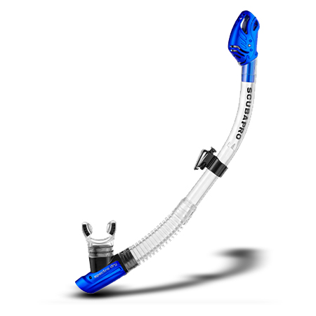 שנורקל Spectra Dry - כחול שקוף