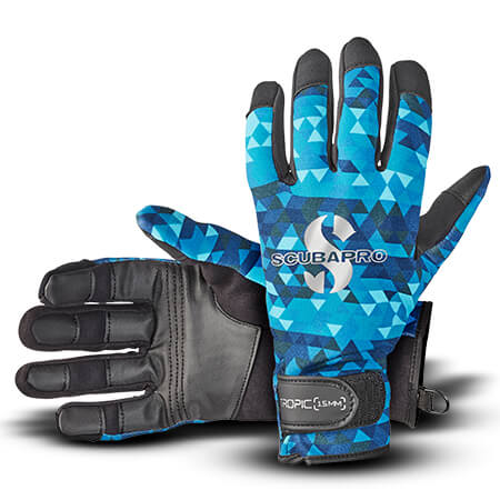 כפפות tropic 1.5 בצבע כחול