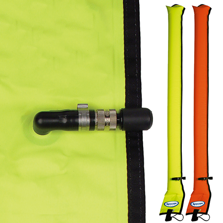 מצוף סימון ארוך - 1 מטר, עם ניפוח אוראלי