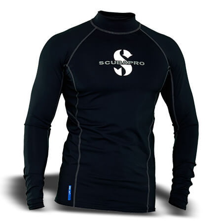 חולצת t-flex גברים, שרוול ארוך, שחור