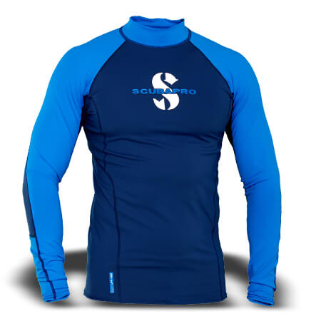 חולצת t-flex גברים, שרוול ארוך, כחול