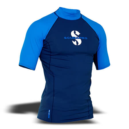 חולצת t-flex גברים, שרוול קצר, כחול