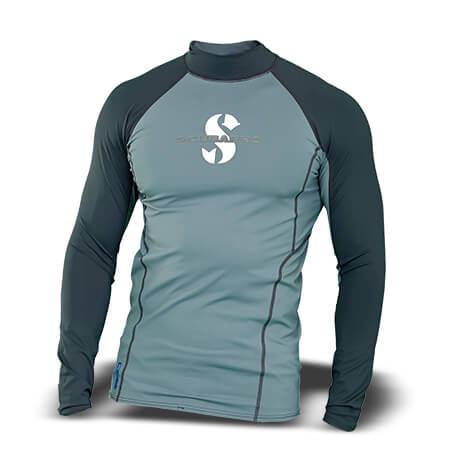 חולצת t-flex גברים, שרוול ארוך, אפור