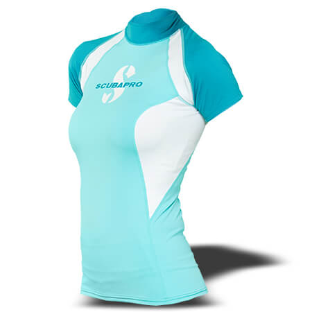 חולצת t-flex נשים , שרוול קצר, טורקיז