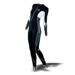 חליפת Steamer לנשים - שחור לבן