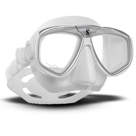 מסיכת Zoom Evo - שקוף לבן