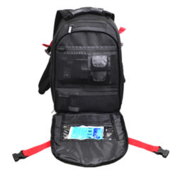 תמונת התיק פתוח - בחלק היבש עם מקום לציוד