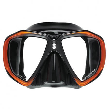 מסיכת ספקטרה - שחור עם קצוות בצבע ברונזה