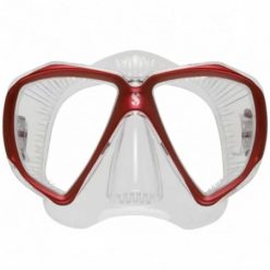 מסיכת ספקטרה - אדום עם חצאית שקופה