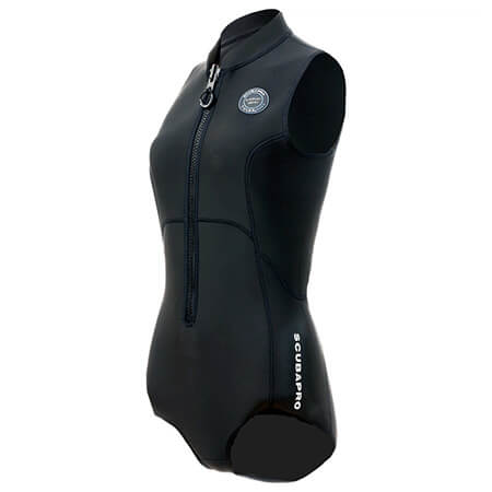 בגד שחיה לנשים Everflex yulex 2mm ללא שרוולים, תמונת חזית