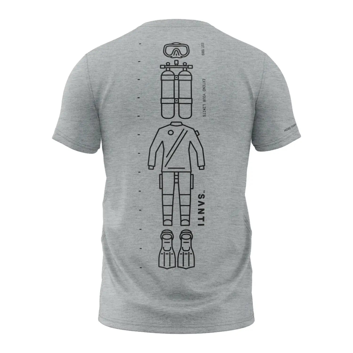 חולצת Santi Gear Up- תמונת גב