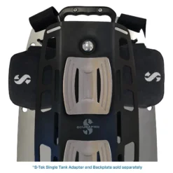 S-TEK TRIM WEIGHT KIT FOR BACKPLATE MOUNT - הדגמה של המשקולות על בקפלייט