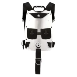 S-TEK TRIM WEIGHT KIT FOR WEBBING STRAP MOUNT - הדגמה של המשקולות על הבקפלייט