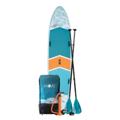 MOAI Multi-person SUP 12'4 Package - תמונה ראשית של הסאפ כולל משוט תיק ומשאבה