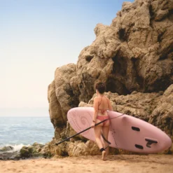 Alternative view of MOAI Pink Edition 10’6″ Inflatable SUP Package
