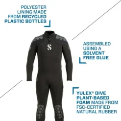 Everflex Yulex Dive Steamer, Men, 5/4mm - עמוד מידע רשמי על טכנולוגיות החליפה, חלק 2