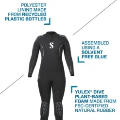 Everflex Yulex Dive Steamer, Women, 5/4mm - עמוד מידע רשמי לגזרת הנשים, חלק 2