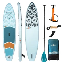 MOAI All-Round 10’6″ סאפ מתנפח מה בחבילה - סאפ סנפיר, משאבה ותיק