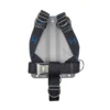 בקפלייט Halcyon Backplate מאלומיניום עם רתמה, במבט מלפנים
