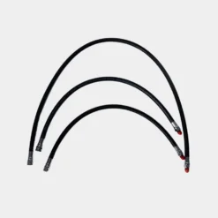 צינורות לווסת גיבוי Halcyon Backup Regulator Hose בצבע שחור ובאורכים שונים