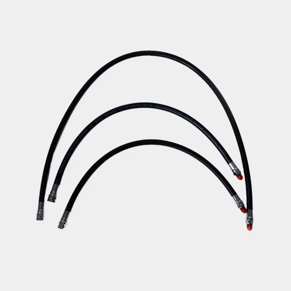 צינורות לווסת גיבוי Halcyon Backup Regulator Hose בצבע שחור ובאורכים שונים
