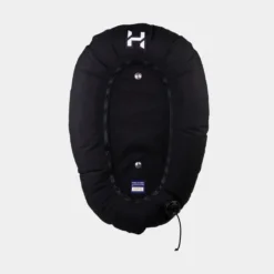 כנף Halcyon Eclipse Wing שחורה לצלילה במכל יחיד, במבט מאחור