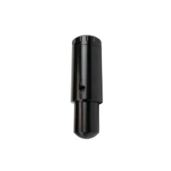 מכל אחסון שחור מאלומיניום Halcyon Fin Accessory Housing במצב עומד