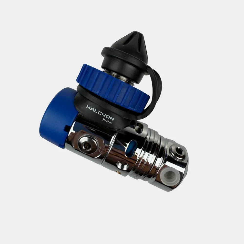 דרגה ראשונה Halcyon H-75P במבט בזווית המציג את היציאות