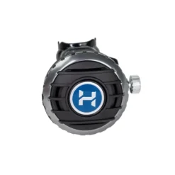 דרגה שנייה Halcyon Halo במבט מלפנים, עם לוגו כחול וכפתור כיוון