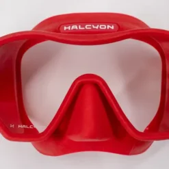 מסכת צלילה Halcyon Omnis בצבע אדום