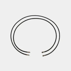 צינורות Halcyon Primary Regulator Hose שחורים וארוכים, מוצגים מגולגלים