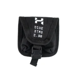 כיס משקולות לאיזון Halcyon Trim Weight Pockets בצבע שחור עם לוגו ואבזם