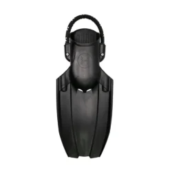סנפיר Halcyon Vector Pro שחור עם רצועת קפיץ במבט על