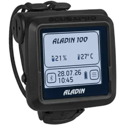 מחשב צלילה Aladin 100 עם רצועת בנג'י ומסך בית מואר