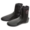 זוג נעלי צלילה Base Boot 4mm שחורות עם רוכסן ולוגו עגול צבעוני