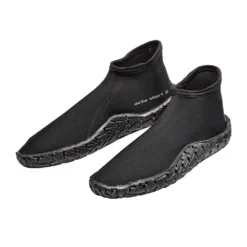 זוג נעלי צלילה Delta Short Boot 3mm שחורות בגזרה נמוכה
