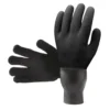 כפפת EasyDry Pro שחורה מלטקס, עם משטח מחוספס ואטם לטקס חלק