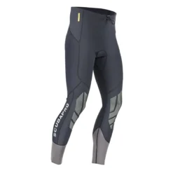 מכנסי Everflex 1.5mm Pants לגברים במבט קדמי, באפור כהה בשילוב אפור בהיר בחלק התחתון של הרגליים
