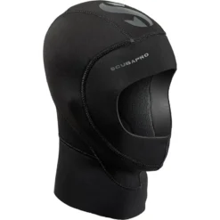 כובע צלילה Everflex Hood 5/3mm שחור, ללא סינר ועם אטם פנים
