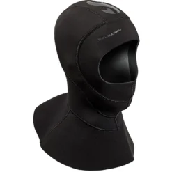 כובע צלילה Everflex Hood 6/5/4mm שחור עם סינר ואטם סביב הפנים