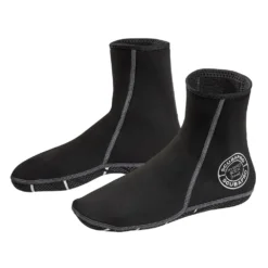 זוג גרבי ניאופרן Hybrid Sock 2.5mm שחורים עם שוליים אפורים