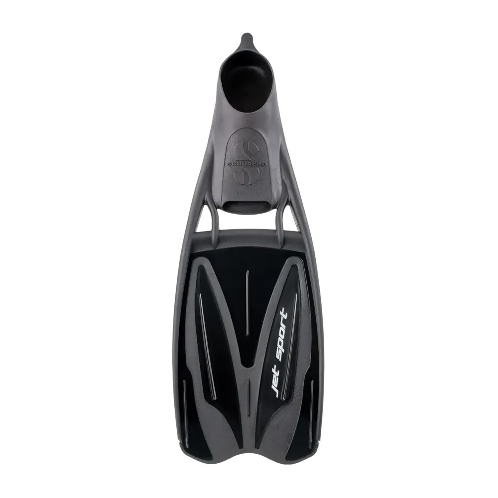 סנפיר Jet Sport Full Foot שחור מזווית נוספת, תמונה 2