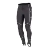מכנסי K2 Light Pants לגברים בשחור, עם תפרים בלבן ואפור, שרוך במותניים ורצועות עקב