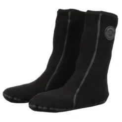 גרבי חליפה יבשה K2 Sock של SCUBAPRO בשחור עם תפרים אפורים וגזרה גבוהה מעל הקרסול