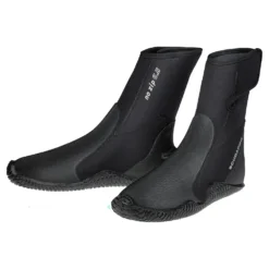נעלי צלילה שחורות SCUBAPRO No Zip 6.5mm עם רצועת סקוץ' וסוליה נגד החלקה