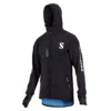 מעיל ניאופרן Boat Coat לגברים בצבע שחור במבט מלפנים